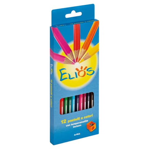 Matite colorate FILA Elios assortiti astuccio da 36 + temperino - F274600